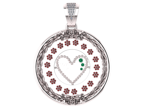 Seni seviyorum anne kolyesi 3D Baskı Modeli