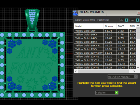 Customizable name pendant 3D Baskı Modeli