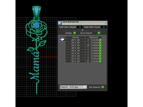 MAMS PENDANT 3D Print Model