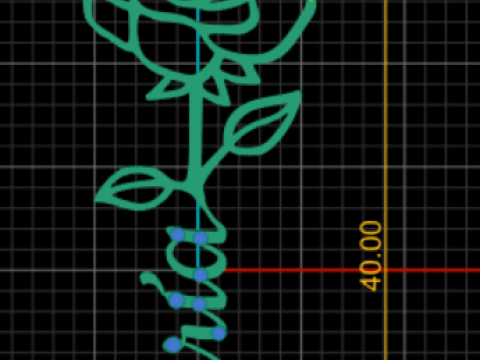 Aile kolye gül tasarım kolye KOLYE 3D Baskı Modeli