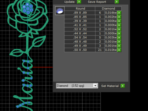 Aile kolye gül tasarım kolye KOLYE 3D Baskı Modeli
