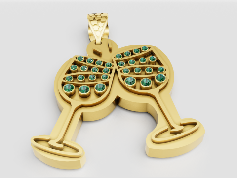 Cheers pendant 3D 打印模型