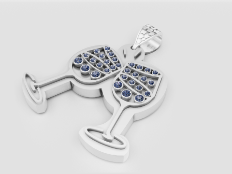 Cheers pendant 3D 打印模型