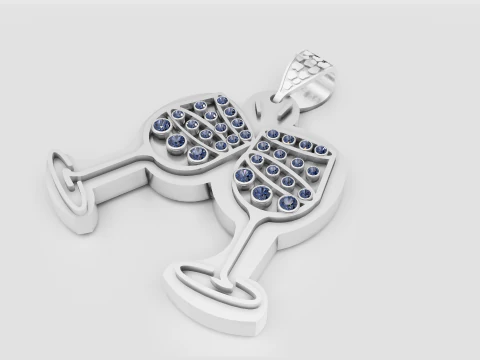 Cheers pendant 3D Print Model