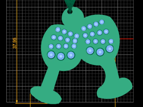 Cheers pendant 3D Print Model