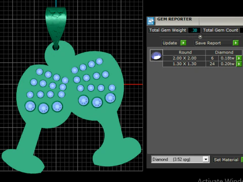 Cheers pendant 3D Print Model