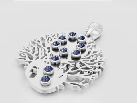 Fish pendant 3D 打印模型