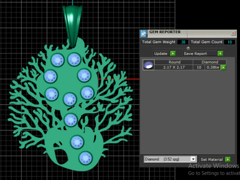 Fish pendant 3D Print Model
