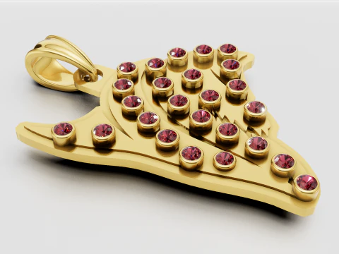 Colgante de mantarraya Modelo de impresión 3D