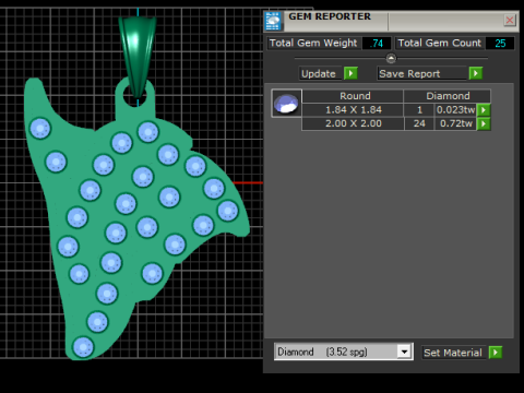 Manta ray pendant 3Dプリントモデル