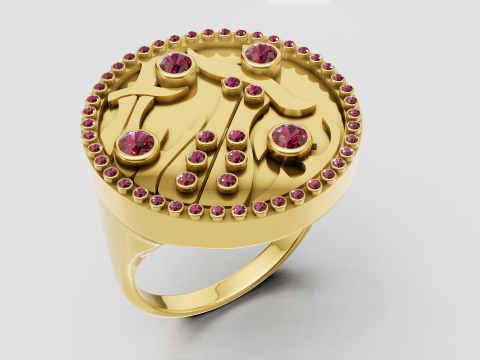 Statement ring 3D Print Model