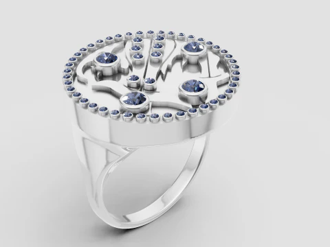 Statement ring 3D Print Model