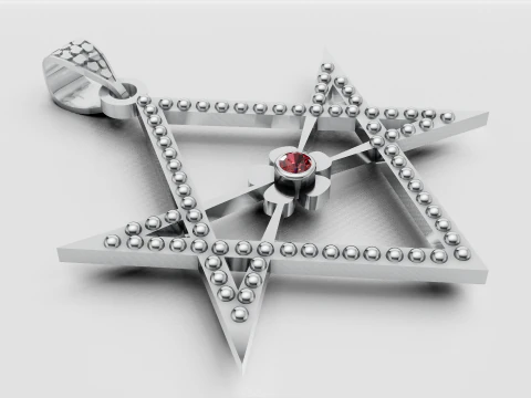 Star pendant 3D Print Model