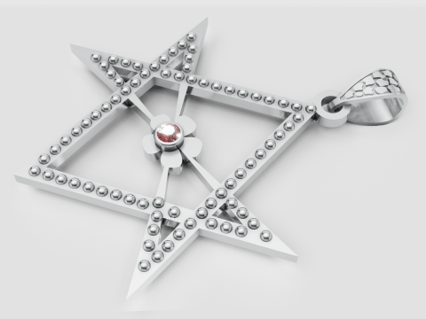 Star pendant 3D-Druckmodell