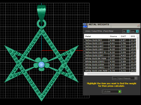 Star pendant 3D Print Model