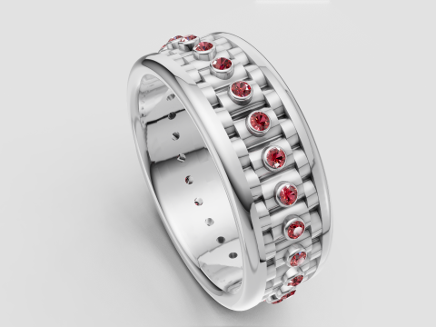 Mens gold ring 3D Druckmodell