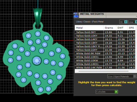 Ciondolo floreale Modello di stampa 3D