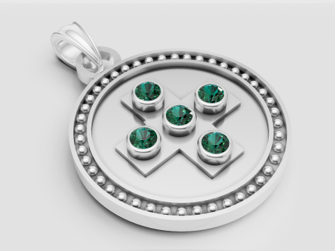 Gold pendant 3D Baskı Modeli