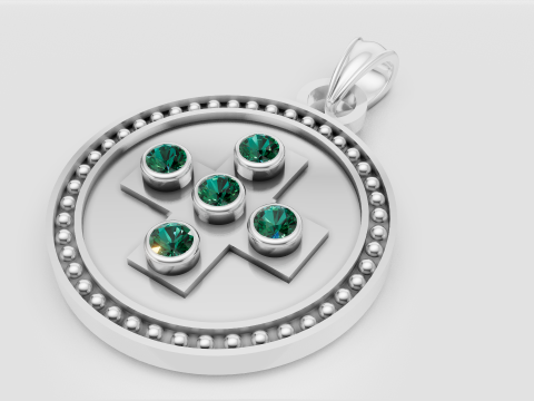 Gold pendant 3D Baskı Modeli