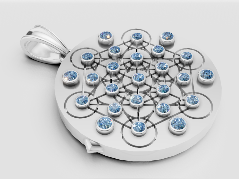 Tree of life pendant 3D Baskı Modeli