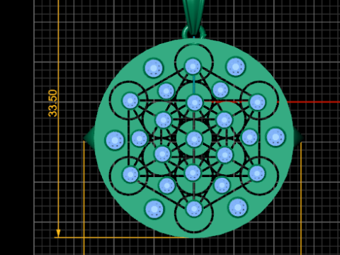 Tree of life pendant 3D Baskı Modeli