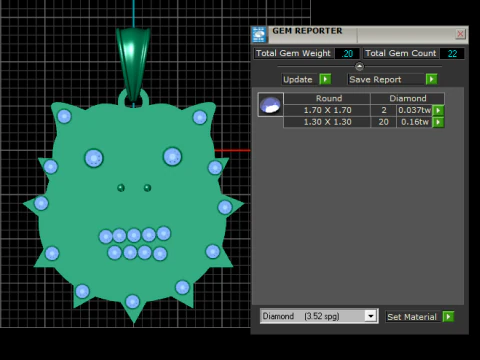 Lion head pendant 3D Print Model