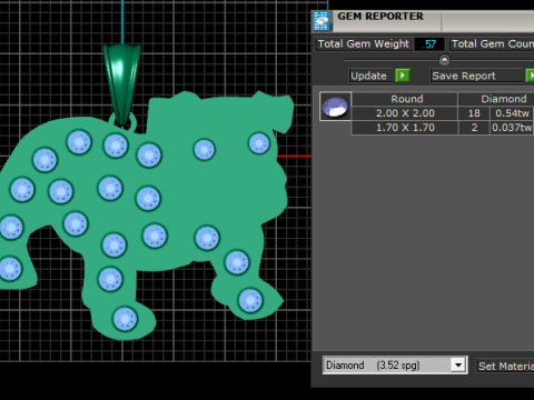 Elephant pendant 3D 打印模型