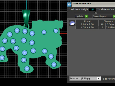 Elephant pendant 3D Print Model