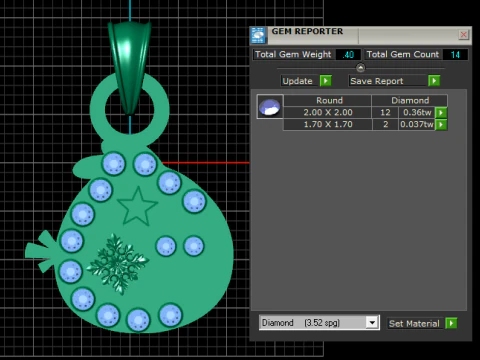 Symbolic gold pendant 3D Print Model