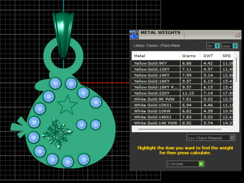 Symbolic gold pendant 3D Print Model