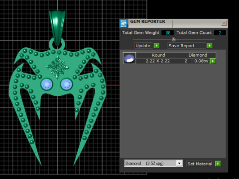 Crab pendant marine PENDANT Modelo de Impressão 3D