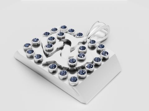 Pisces pendant 3D-printmodel