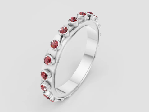 Gold Eternity Band pendant 3D Print Model