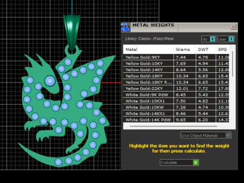 Gold Lizard Pendant 3D Print Model