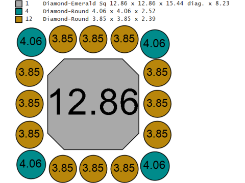 WHITE GOLD PENDANT 3D Принт Модель