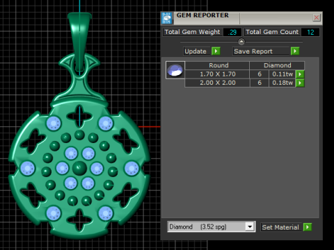 Shield pendant luxury Modelo de Impressão 3D