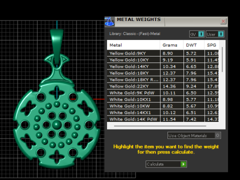 Shield pendant luxury Modelo de Impressão 3D
