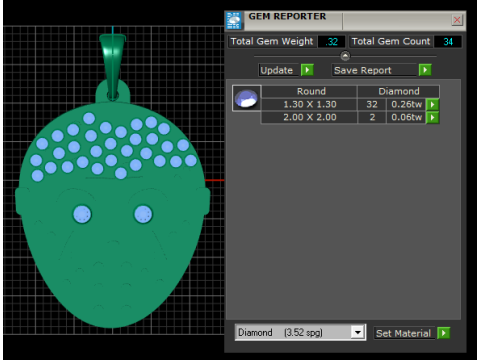 Owl pendant 3Dプリントモデル