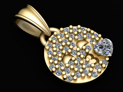 EMOJI Pendant Modello di stampa 3D