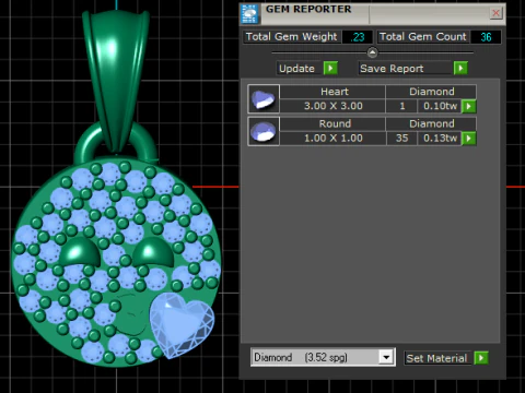 EMOJI Pendant 3D Print Model