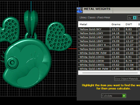 Winking emoji pendant 3D Print Model