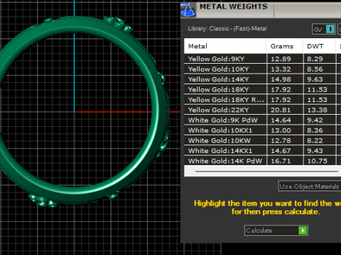 Diamond floral ring 3D 프린트 모델