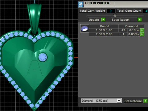 Initial pendant 3D Print Model