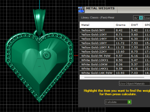 Initial pendant Modelo de Impressão 3D