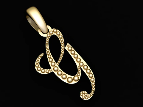 Liontin kaligrafi arab Model Cetak 3D