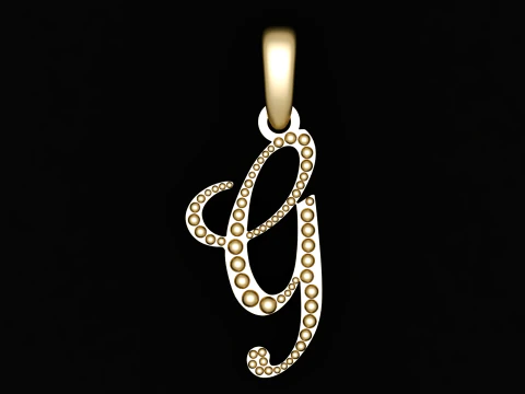 Arabic calligraphy pendant 3D Print Model