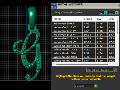 Arabic calligraphy pendant 3D Print Model