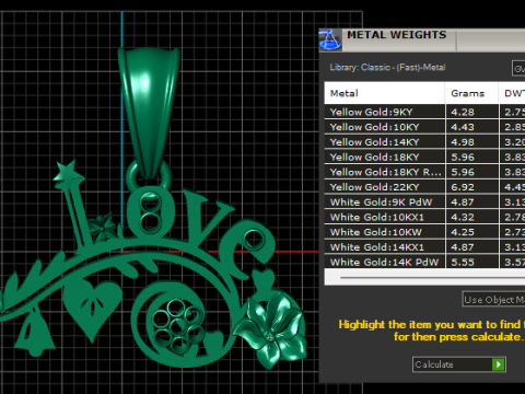 Love pendant 3D Baskı Modeli