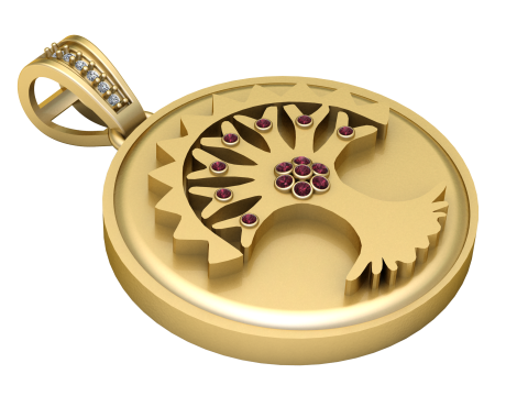 3D printable pendant 3D Print Model