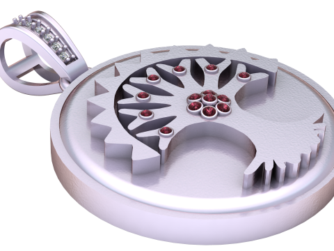 3D printable pendant 3D-printmodel